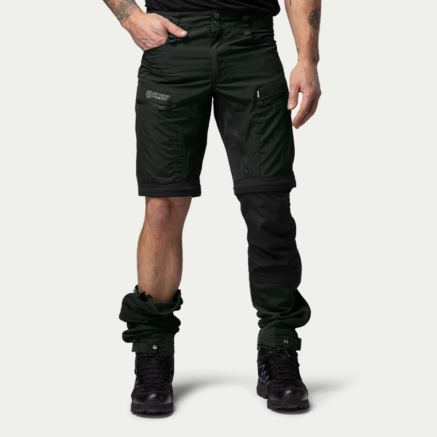 BN005 Men's Zip-Off Hiking Pants – Forest Night | Technical