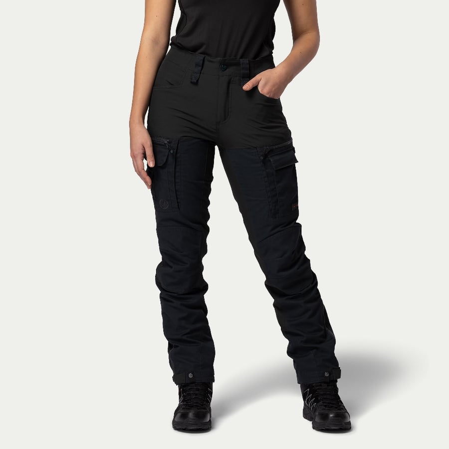 BN008 Outdoor Pants Women's Off Black – Durable & Functional