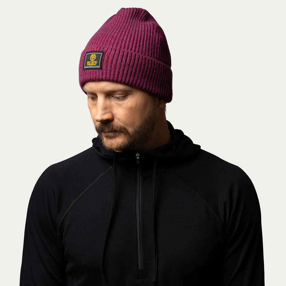 帽子 NOROLL \"CONFECTION WASHI BEANIE\"BERRY NOROLL / CONFECTION WASHI BEANIE BERRY | THE NEWAGE CLUB