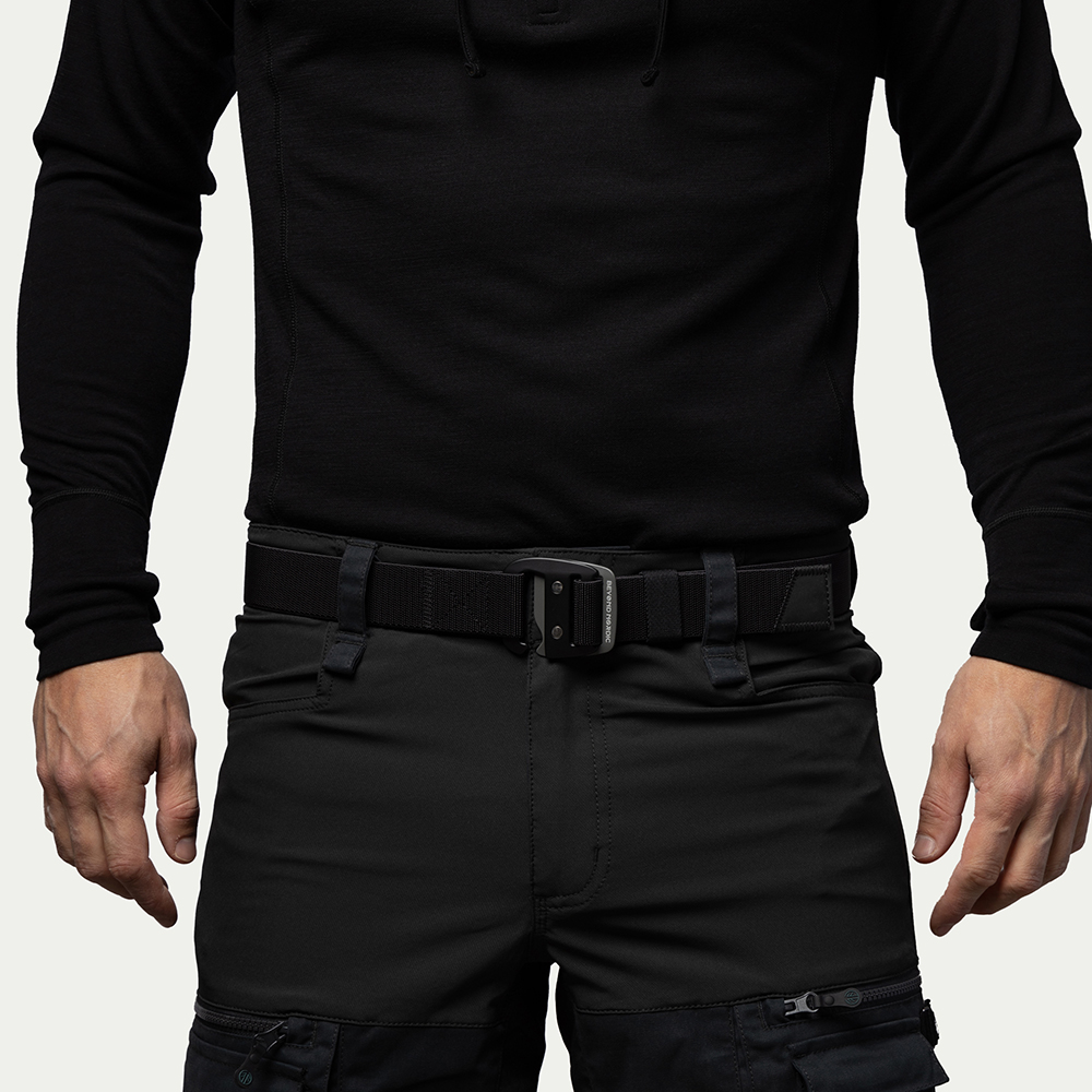 BN407 Hiking Belt Onyx Black - Storlek: 100cm - Beyond Nordic