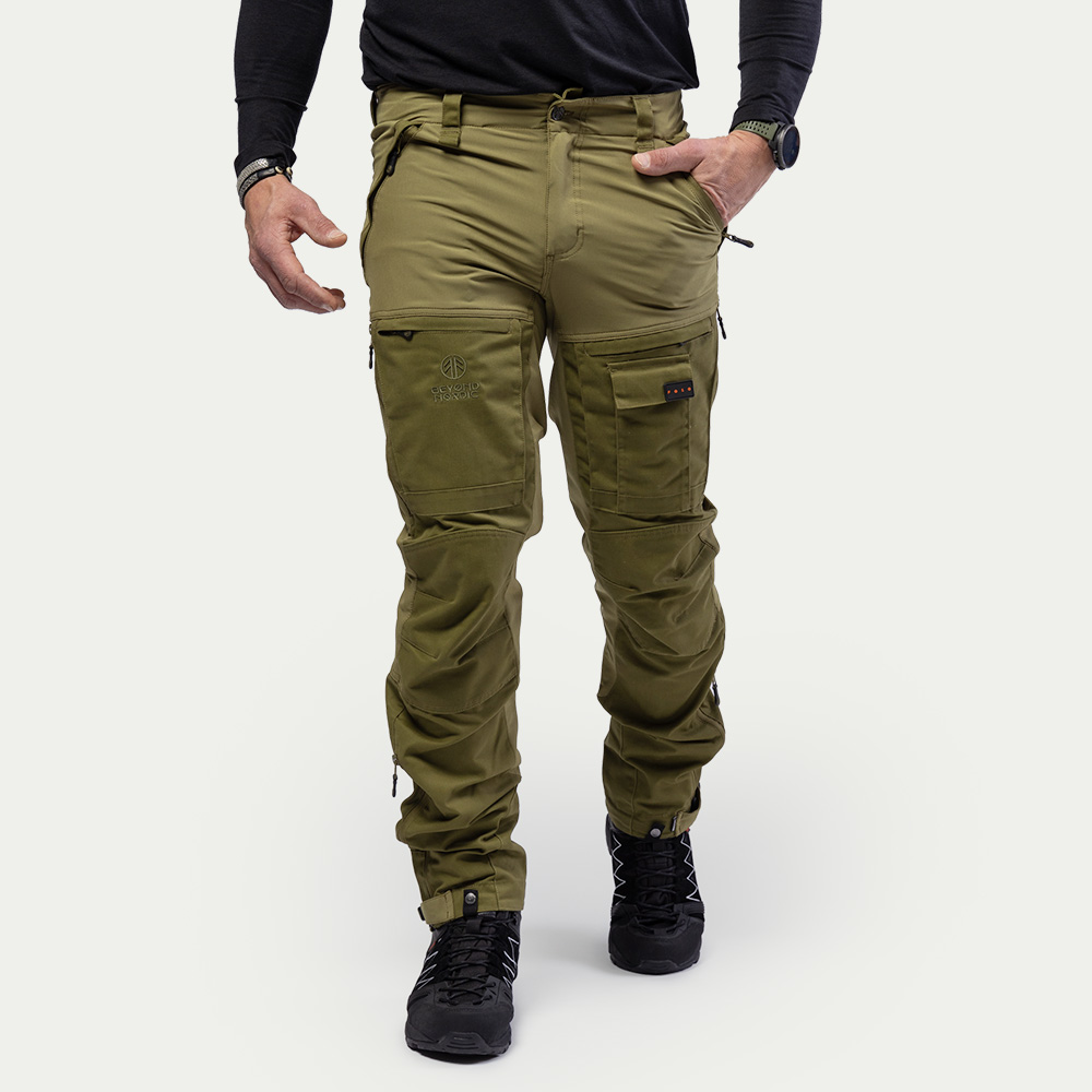 Turbukse Herre Moss Green - Størrelse: 3XL - Beyond Nordic - Friluftsbukser & fritidsbukser