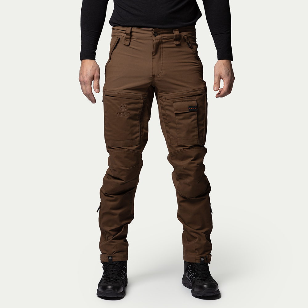 Wandelbroek Heren Sepia Brown - Maat: M - Beyond Nordic - Outdoorbroek & trekkingbroek