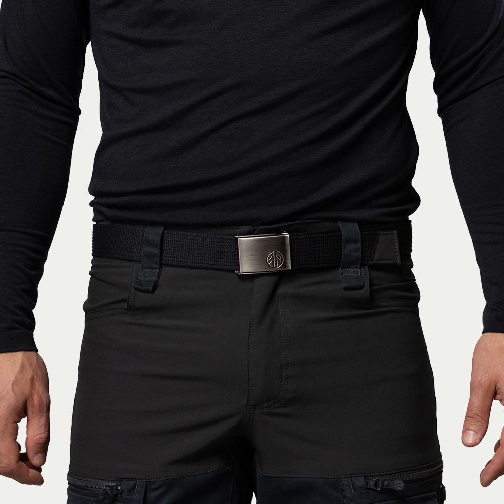 BN409 Canvas Belt Black - Beyond Nordic