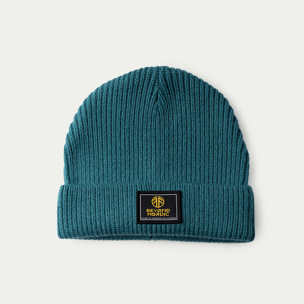 BN203 Knitted Wool Beanie Indigo - Beyond Nordic