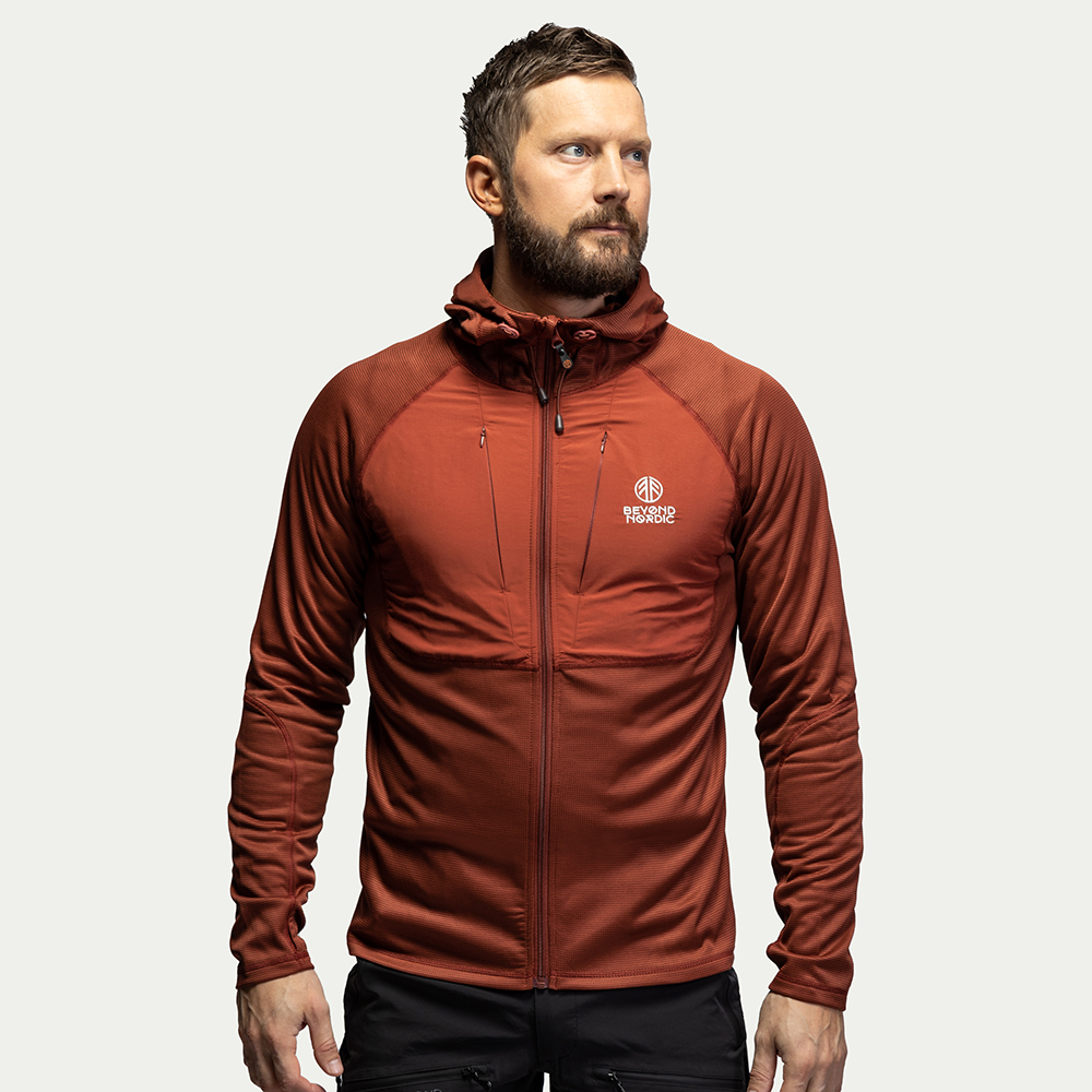 Fleecetröja Hoodie Herr Clay - Storlek: XXS - Beyond Nordic