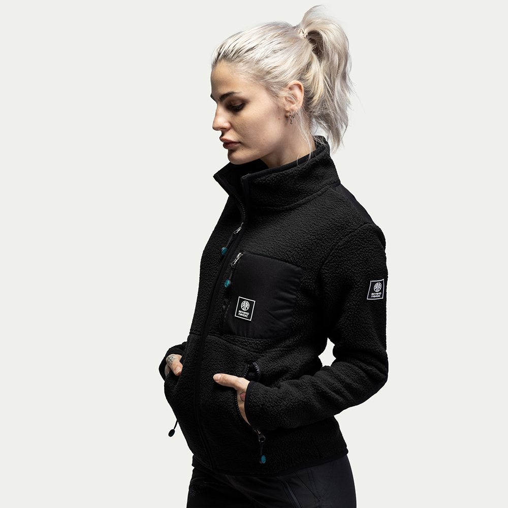 BN303 Pile Fleece Jacket Femme Onyx Black - Taille : 3XL - Beyond Nordic