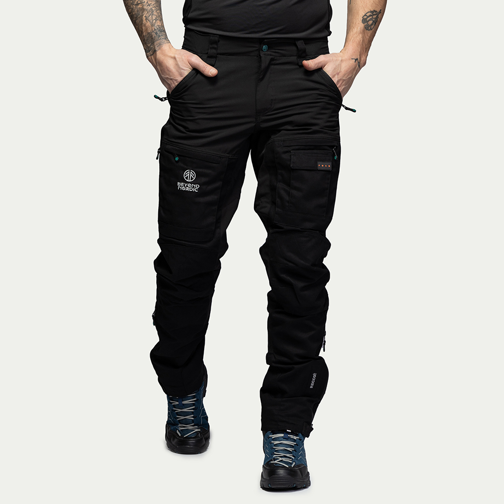 Turbukse Herre Onyx Black - Størrelse: S - Beyond Nordic - Friluftsbukser & fritidsbukser