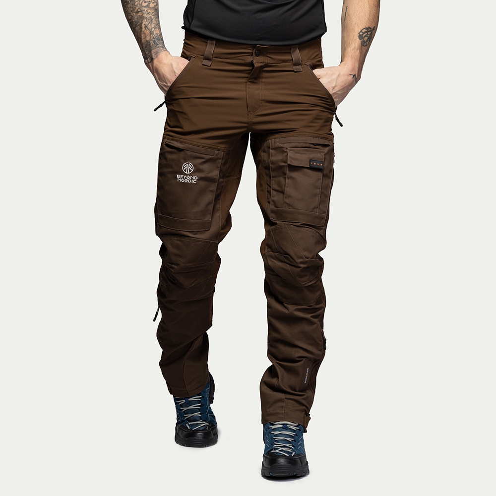 Wandelbroek Heren Sepia Brown - Maat: 3XL - Beyond Nordic - Outdoorbroek & trekkingbroek