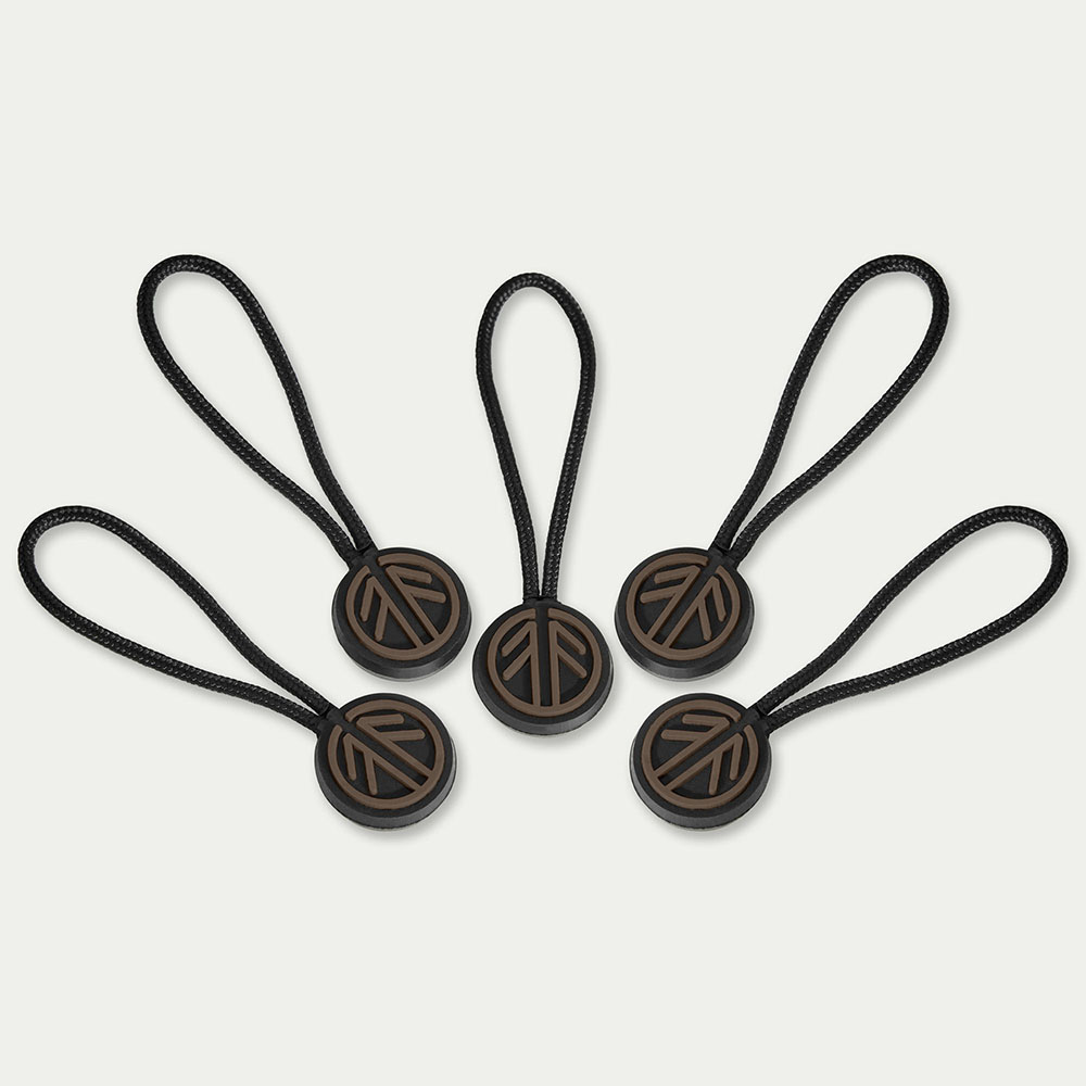 BN403 Zip Pullers Sepia Brown - Storlek: One Size - Beyond Nordic