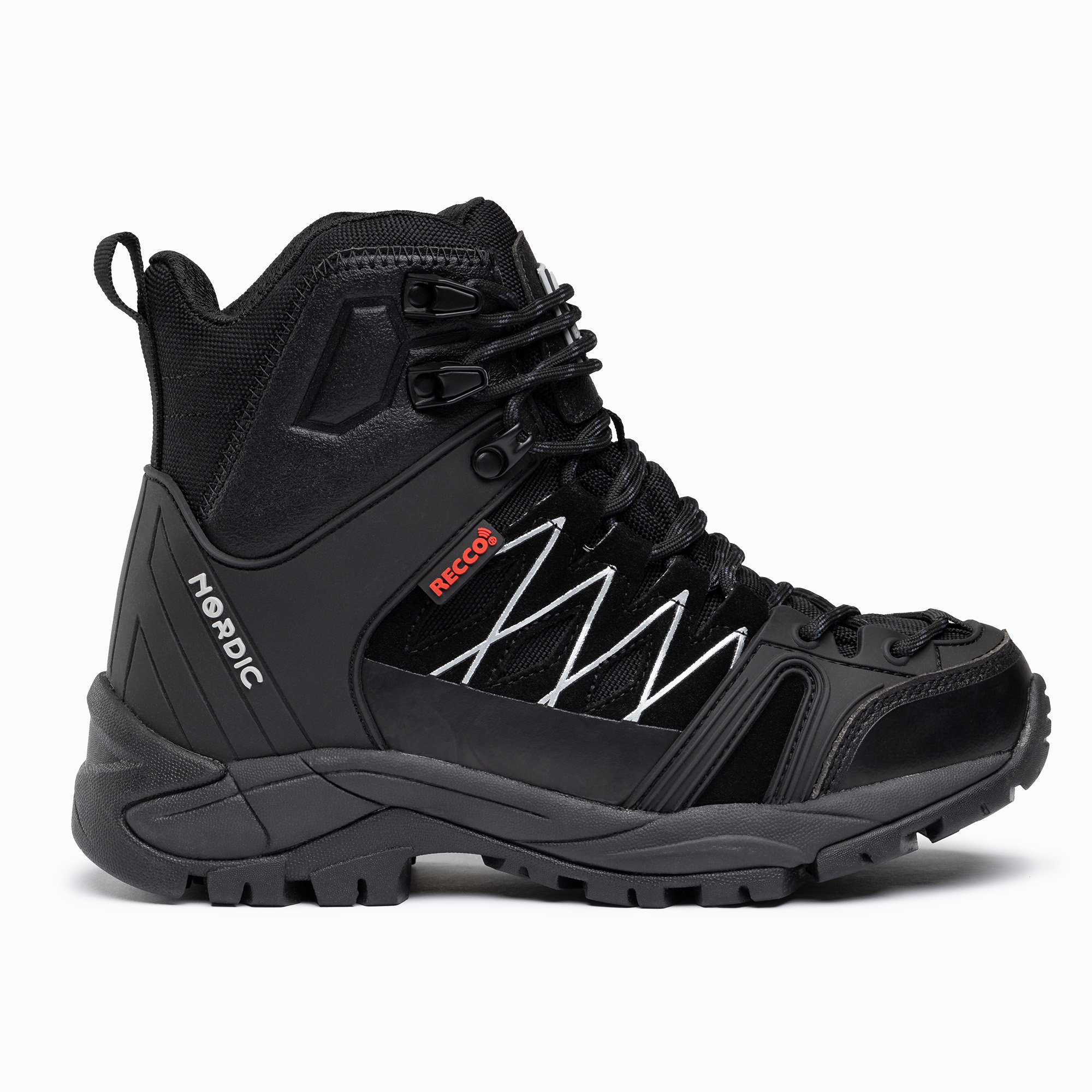 BN601 Hiking Boots Women's Onyx Black - Storlek: 35 - Beyond Nordic