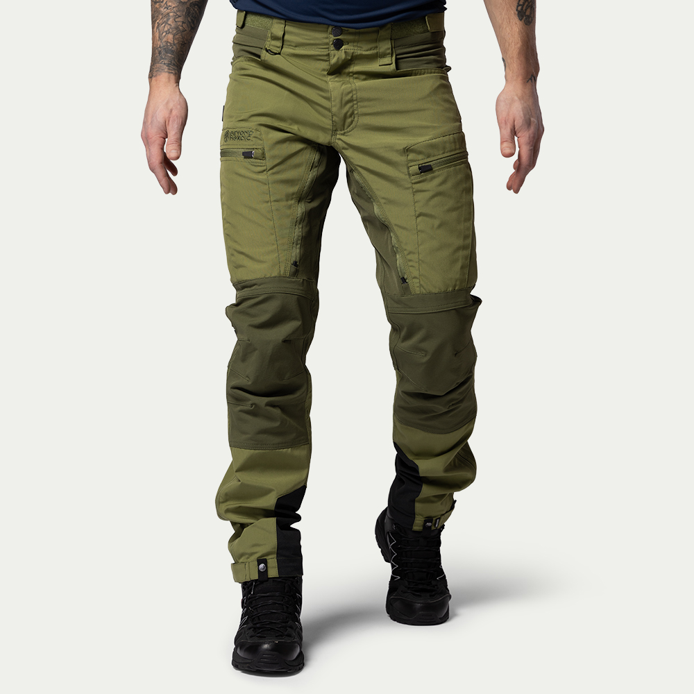 Wandelbroeken Heren Woodland Green - Maat: XL - Beyond Nordic